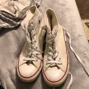 White high top converse
